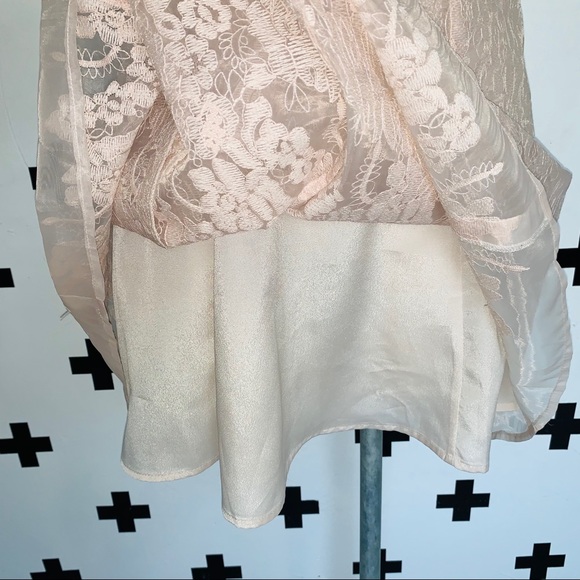 Keepsake Sundream blush Lace Dress - Picture 9 of 12